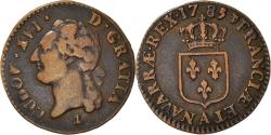 World Coins - Coin, France, Louis XVI, 1/2 Sol ou 1/2 sou, 1/2 Sol, 1785, Paris,