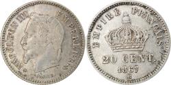 World Coins - Coin, France, Napoleon III, Napoléon III, 20 Centimes, 1867, Strasbourg