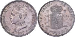 World Coins - Spain, Alfonso XIII, 2 Pesetas, 1905, Madrid, Silver,