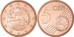 World Coins - San Marino, 5 Euro Cent, 2012, Rome, BU, , Copper Plated Steel, KM:442