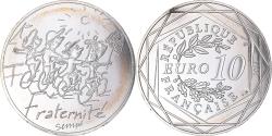 World Coins - France, 10 Euro, 2014, Monnaie de Paris, Sempé Fraternité Été,