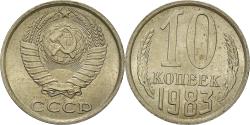 World Coins - Coin, Russia, 10 Kopeks, 1983