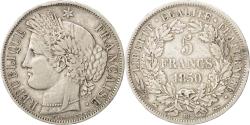 World Coins - Coin, France, Cérès, 5 Francs, 1850, Strasbourg, , Silver, KM:761.2