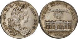 World Coins - France, Token, Louis XV, Bâtiments du Roi, Palais du Luxembourg, 1721, Silver