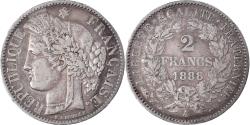 World Coins - Coin, France, Cérès, 2 Francs, 1888, Paris, , Silver, KM:817.1