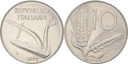 World Coins - Coin, Italy, 10 Lire, 1975, Rome, , Aluminum, KM:93
