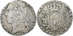 World Coins - France, Louis XV, 1/10 Écu au bandeau, 1766, Bayonne, Silver,