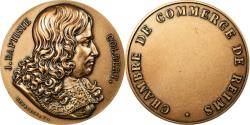 World Coins - France, Medal, Colbert, Chambre de Commerce de Reims, Depaulis, , Bronze