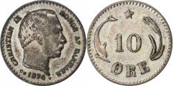 World Coins - Denmark, Christian IX, 10 Öre, 1874, Copenhagen, Billon, , KM:795.1