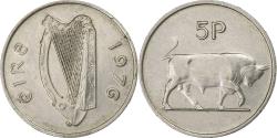 World Coins - Ireland, 5 Pence, 1976, Copper-nickel, , KM:22