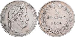 World Coins - Coin, France, Louis-Philippe, 5 Francs, 1845, Lille, , Silver