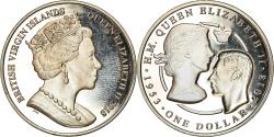 World Coins - Coin, BRITISH VIRGIN ISLANDS, Dollar, 2018, Franklin Mint, Jubilé de saphir