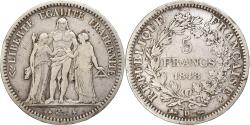 World Coins - France, 5 Francs, Hercule, 1848, Lyon, Silver, , KM:756.3