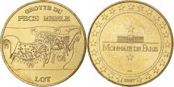 World Coins - France, Tourist token, Grotte du Pech Merle, 2007, MDP, Nordic gold,