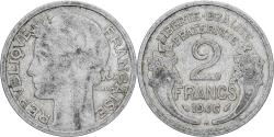 World Coins - France, 2 Francs, Morlon, 1946, Beaumont le Roger, Aluminum,