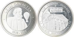 World Coins - France, Medal, Collection Panthéon, Léon Gambetta, Politics, , Silver