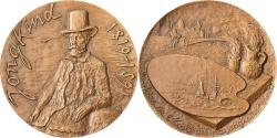 World Coins - France, Medal, Johan Barthold Jongkind, 1967, Bronze, Leognany,