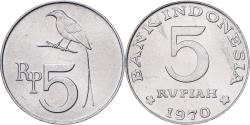 World Coins - Indonesia, 5 Rupiah, 1970, Aluminum, , KM:22