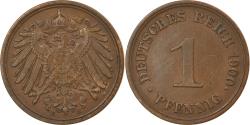 World Coins - Coin, GERMANY - EMPIRE, Wilhelm II, Pfennig, 1900, Muldenhütten,