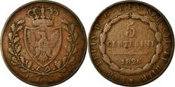 World Coins - Coin, ITALIAN STATES, SARDINIA, Carlo Felice, 5 Centesimi, 1826, Torino