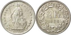 World Coins - Coin, Switzerland, 2 Francs, 1965, Bern, , Silver, KM:21