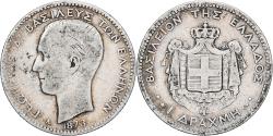World Coins - Greece, George I, Drachma, 1873, Paris, Silver, , KM:38