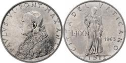 World Coins - Vatican, Paul VI, 100 Lire, 1963 - Anno I, Rome, Stainless Steel, , KM:82