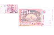 World Coins - France, 200 Francs, Eiffel, 1996, H 013829571, AU(55-58), Fayette:75.1, KM:159a