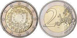 World Coins - Germany, 2 Euro, 2015, Stuttgart, 30 ans   Drapeau européen,