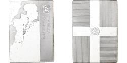 World Coins - France, Medal, United Nations Flags, Dominican Republic, Silver,