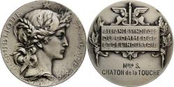 World Coins - France, Medal, Alliance Syndicale du Commerce et de l'Industrie, n.d., Silvered