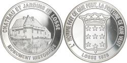 World Coins - France, Medal, Chateau et Jardins de Losse, Arts & Culture,