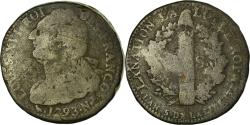 World Coins - Coin, France, Louis XVI, 2 sols françois, 2 Sols, 1793, Montpellier,