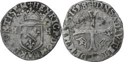 World Coins - Principality of Dombes, Henri II de Montpensier, Douzain, 1598, Trévoux