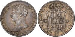 World Coins - Spain, José I Bonaparte, 20 Réales, 1810, Madrid, Silver,