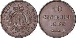 World Coins - Coin, San Marino, 10 Centesimi, 1938, Rome, , Bronze, KM:13