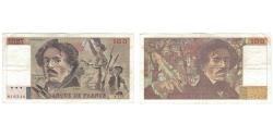 World Coins - France, 100 Francs, Delacroix, 1991, T.171, VF(30-35), Fayette:69.BIS.03.A.2
