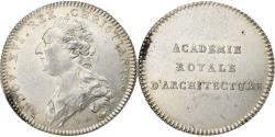 World Coins - France, Token, Louis XVI, Académie Royale d'Architecture, n.d., Silver, Droz