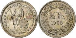 World Coins - Switzerland, 1/2 Franc, 1968, Bern, , Copper-nickel, KM:23a.1