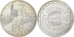 World Coins - France, 10 Euro, Alsace, 2011, Paris, Silver, , KM:1734