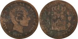 World Coins - Coin, Spain, 5 Centimos, 1877