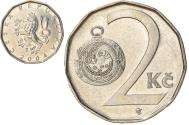 World Coins - Coin, Czech Republic, 2 Koruny, 2004, , Nickel plated steel, KM:9
