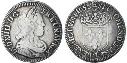 World Coins - Coin, France, Louis XIV, 1/4 Écu à la mèche longue, 1652, Bayonne,