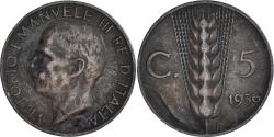 World Coins - Coin, Italy, 5 Centesimi, 1936