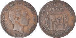World Coins - Coin, Spain, 10 Centimos, 1878