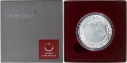 World Coins - Austria, 25 Euro, Tunneling, 2013, Vienna, Bi-Metallic,