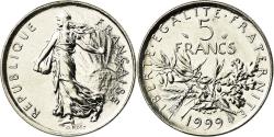World Coins - Coin, France, Semeuse, 5 Francs, 1999, Paris, , Nickel Clad Copper-Nickel