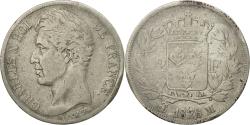 World Coins - Coin, France, Charles X, 2 Francs, 1828, Toulouse, , Silver, KM:725.9