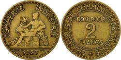 World Coins - Coin, France, Chambre de commerce, 2 Francs, 1926, Paris,