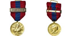 World Coins - France, Armée Nation, Bâtiments de Combat, Medal, Uncirculated, Gilt Bronze